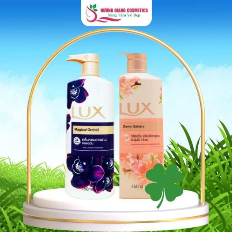 Cac dong sua tam Lux pho bien voi huong thom da dang giup ban lua chon